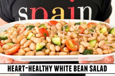 White Bean & Cucumber Salad | Healthy & Refreshing 15 Minute Recipe