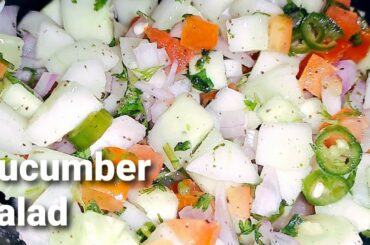Salad Recipes | Salad Recipe For Weight Loss | Cucumber Salad | Cucumber Chaat #shorts #salad