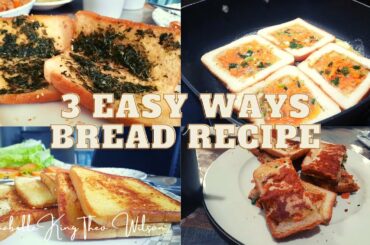 BREAD RECIPES FOR BREAKFAST AND SNACKS | MOMS BREAKFAST IDEAS |HEALTHY BREAKFAST FOR KIDS AND ADULTS