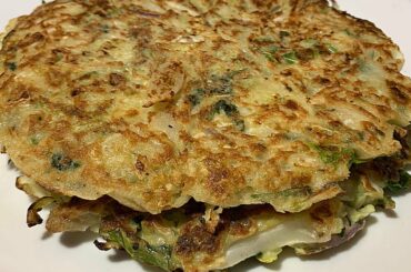 Cabbage Pancake an easy and healthy breakfast idea. A must try recipe.