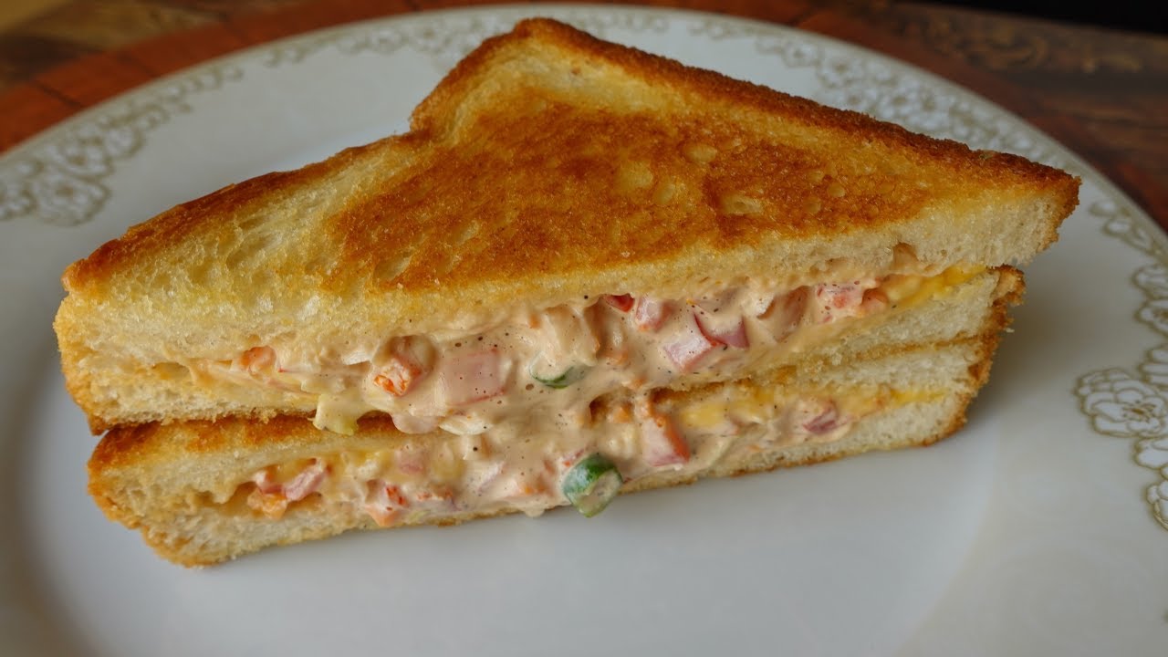 Healthy Veg Toast Sandwich Recipe | Veg Sandwich – #58 Healthy Veg Toast Sandwich Recipe | Veg Sandwich - #58