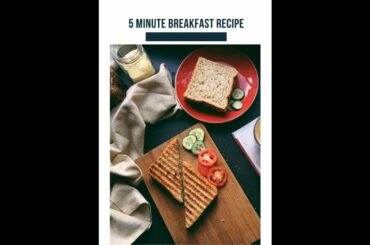 breakfast recipes || easy breakfast ideas || paneer sandwich