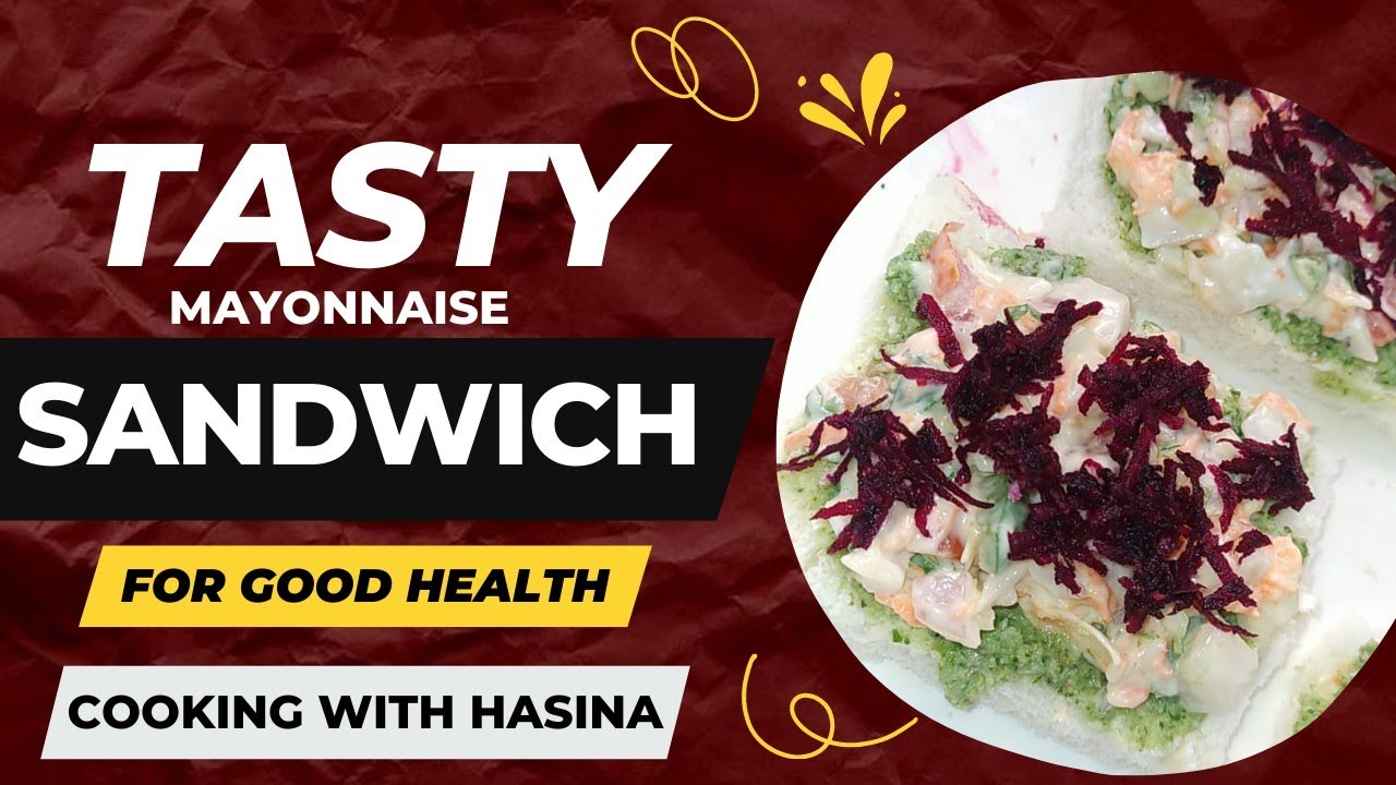 Mayonnaise Sandwich Recipe | Healthy Break First Recipe Mayonnaise Sandwich Recipe | Healthy Break First Recipe