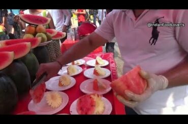 FRUIT SALAD | Healthy Fruits Mixed Salad Recipe | Fruits Cutting Skill Village Food #shorts #food