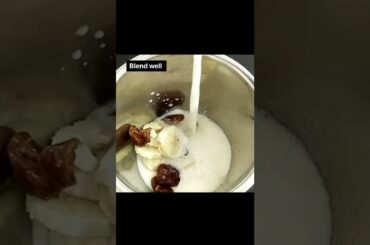Banana Dates Milkshake/High Protein Milkshake Recipe/Healthy Breakfast Recipe#shorts