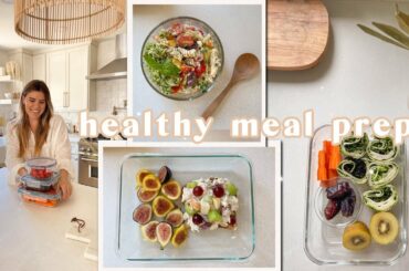 HEALTHY LUNCH IDEAS | 5 easy healthy meal prep recipes for work or back to school!