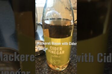 Mackerel and Bacon for healthy dinner/#satisfying