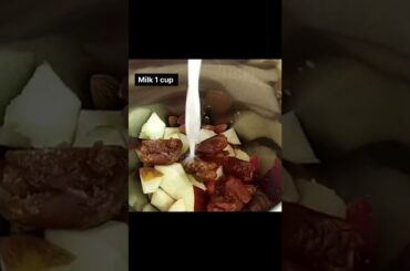 Apple Dates Milkshake/Babies Best Weight Gaining Food/Healthy Breakfast Recipe#shorts