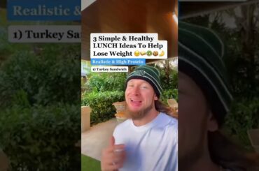 3 Simple & Healthy Lunch Ideas to Help Lose Weight #shorts