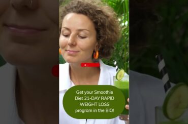 Apple Pie Spinach Smoothie Recipe for Weight Loss #shorts