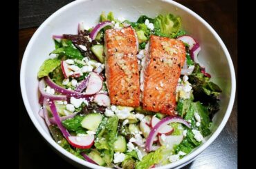 SALMON SALAD RECIPE | HEALTHY AND EASY, NO MAYO