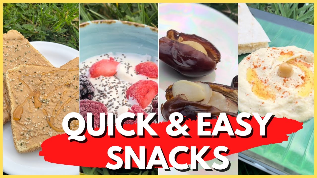 5 QUICK and EASY Healthy Snack Recipes #healthyrecipes #snackforkids 5 QUICK and EASY Healthy Snack Recipes #healthyrecipes #snackforkids
