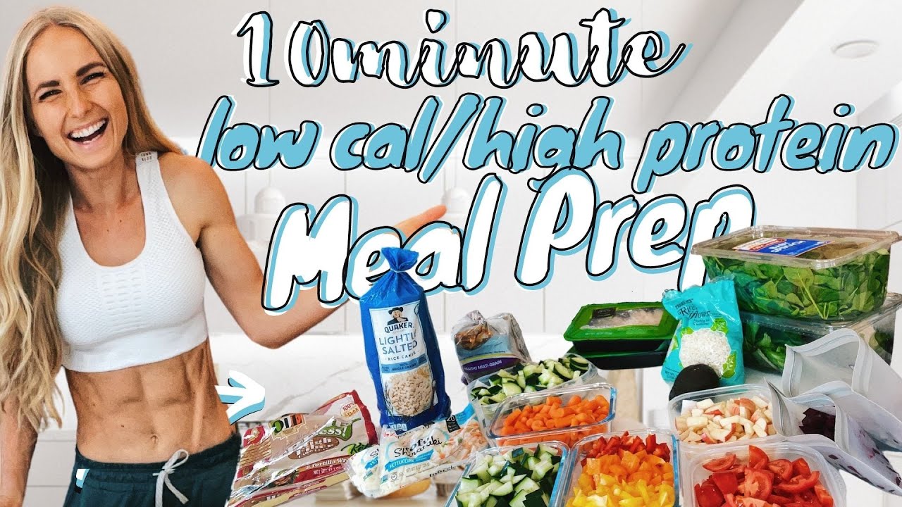 Easy 10 min Low Cal / High Protein Meal Prep & my 2 Min Snacks Easy 10 min Low Cal / High Protein Meal Prep & my 2 Min Snacks