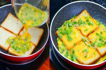 Bread & Egg Sandwich | Easy Breakfast Recipe | Healthy Breakfast | Instant Snacks Recipe