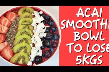 How To Make an ACAI BOWL | Healthy Recipes - Acai Bowl Recipe - Easy