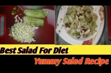 Diet salad for weight loss/fresh and healthy salad recipe/ hight protein salad/