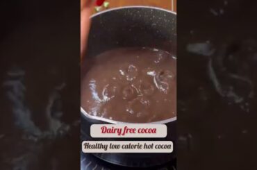Healthy low calorie hot cocoa