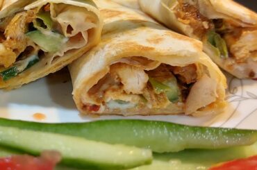 Make shawarma at home with tortilla bread/healthy & tasty wraps #homemade #easyrecipe