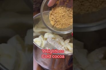 Low Calorie Cocoa Shake | weightloss recipe | #weightloss #healthy #gulkirasoi