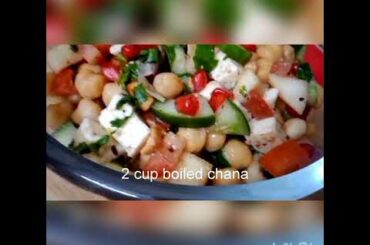 Healthy salad Recipe for weight loss-High protein salad-Easy and quick salad Recipe#shorts #stories