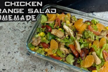 Chicken Orange Salad | Weight loss Salad | High Protein Salad Recipe