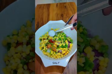 American Corn Salad with Indian twist | Healthy Weight Loss Recipe #shorts