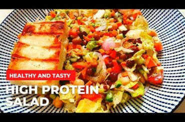 High Protein Chickpea Salad | Healthy Salad Recipe for Weight Loss #healthy #recipes #food #salad