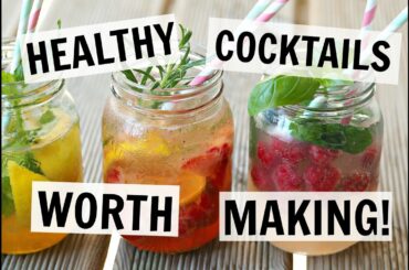 HEALTHY COCKTAILS | AD 4 EASY RECIPES!