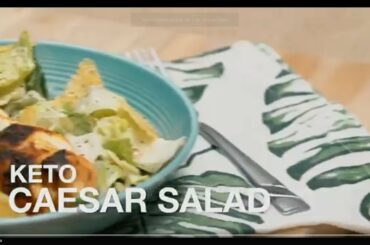 KETO DIET | CAESAR SALAD | HEALTHY MEAL RECIPES | DINNER