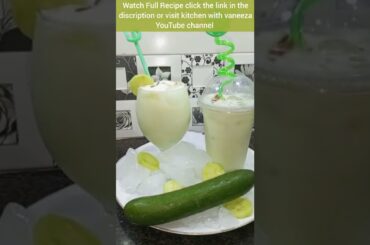 Cucumber Milkshake Recipe | Healthy Cucumber Milkshake Recipe by Kitchen with Vaneeza #short