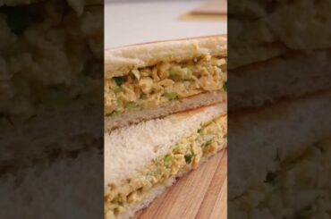 Japanese Egg Salad Sandwich Recipe #shorts #egg #toast #egg salad recipe #japanese egg sandwich
