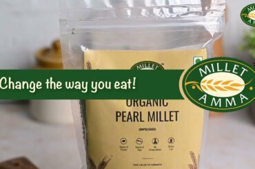 Millet Amma Peral Millet / Bajra Chat Recipe | Easy to Make & Healthy Snack Recipe