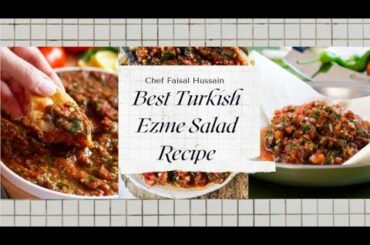 How To Make Ezme Salad | Turkish Salad | Healthy Salads.
