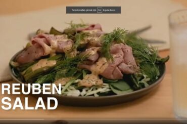 HEALTHY SALAD RECIPES | WEIGHT LOSS | BEUBEN SALAD
