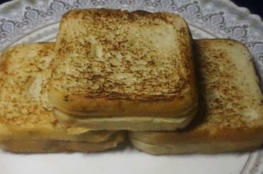 Okra Potato Toast Sandwich / Dinner Recipes / Okra Recipes / Bread Recipes / Potato Recipes 1249