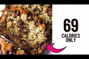 69 CALORIE BANANA BREAD RECIPE - Low calorie banana bread