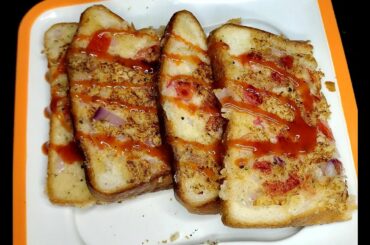 Jhatpat Snack| Quick healthy snack recipe| Toast recipe| Anything Snack