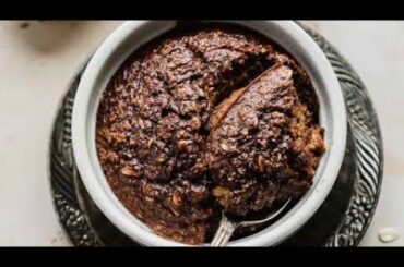 Low calorie baked oats in 1 Minute - Oats