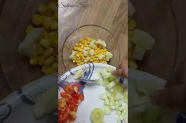 Healthy corn salad recipe for weight loss#how to make sweet corn salad recipe #shorts#ytshorts