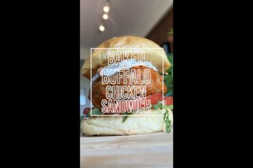 360 Calories Buffalo Chicken Sandwich Recipe | Healthy Recipe #quickeasydeliciousrecipes