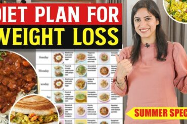 Weight Loss Diet Plan in Hindi | Summer Special by GunjanShouts