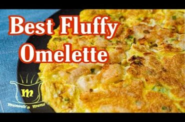 Breakfast Recipe | Fluffy Omelet Recipe | Healthy Breakfast | Street Food Omelet Recipe |Muneeb Menu
