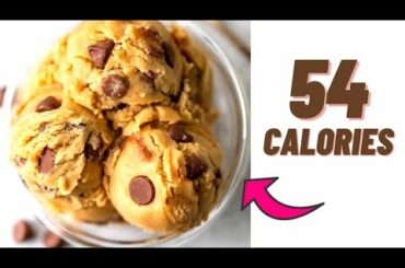 54 CALORIE COOKIE DOUGH RECIPE IN 1 MINUTE- Low calorie cookie dough recipe