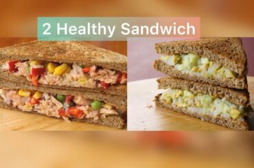 2 Healthy Sandwich Recipes ~ breakfast recipes ideas