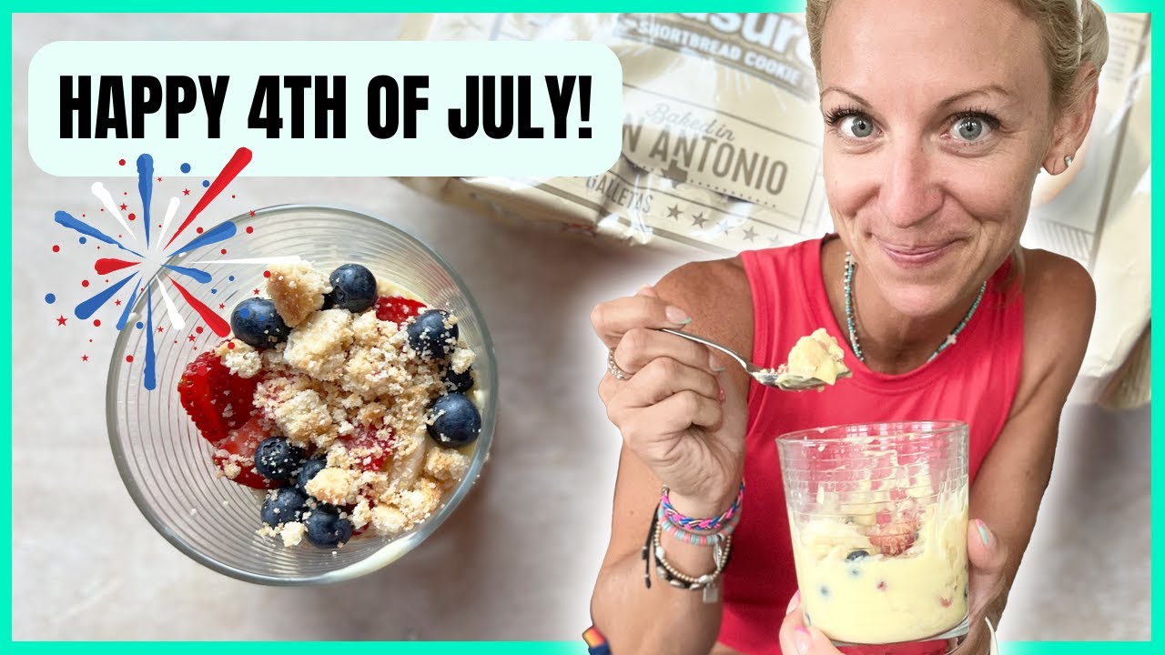 Easy 4th of July Dessert (HEALTHY LOW CALORIE) Easy 4th of July Dessert (HEALTHY LOW CALORIE)