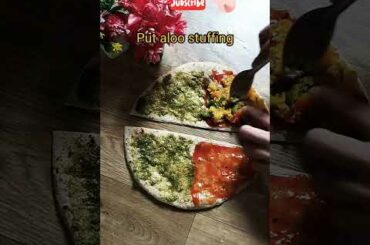 Chapati/Roti Sandwich With Cheese! A Healthy sandwich idea for kids#short #youtubeshorts