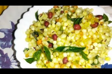 Tasty & Healthy Breakfast Recipe | Sabudana upmaa Breakfast with 1tsp oil