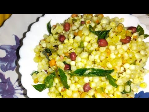 Tasty & Healthy Breakfast Recipe | Sabudana upmaa Breakfast with 1tsp oil Tasty & Healthy Breakfast Recipe | Sabudana upmaa Breakfast with 1tsp oil