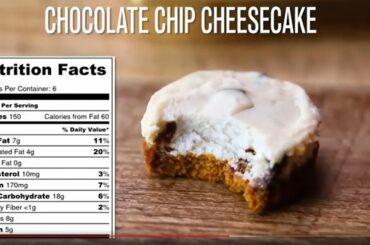 HEALTHY SNACKS RECIPES | CHOCOLATE CHIP | CHEESECAKE | BANANA SPLIT | NUTRITION FACTS