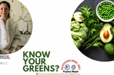 Know your Greens| Health Benefits of Green leafy vegetables| Healthy Recipes by Dr. ZubedaTumbi